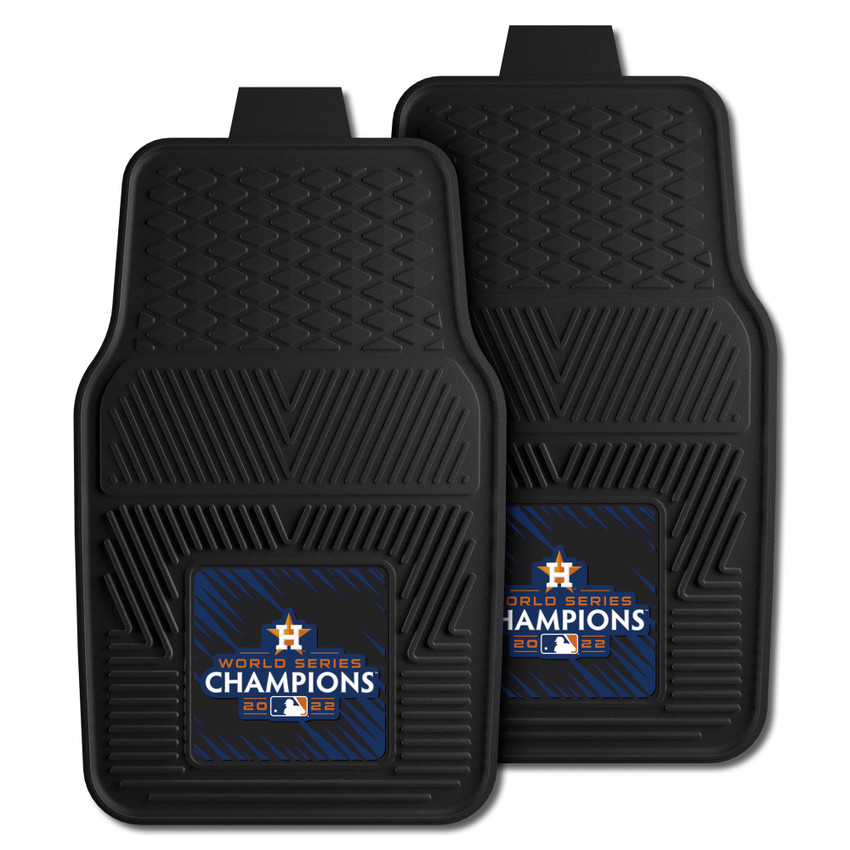 Houston Astros 2022 MLB World Series Champions 2-pc Vinyl Car Mat Set
