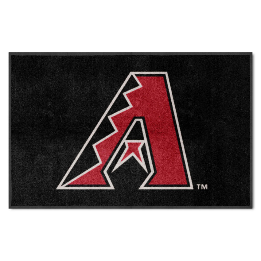 Arizona Diamondbacks 4X6 High-Traffic Mat with Durable Rubber Backing - Landscape Orientation