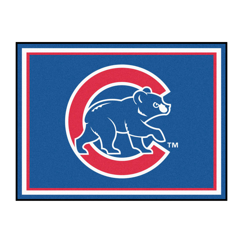 Chicago Cubs 8ft. x 10 ft. Plush Area Rug