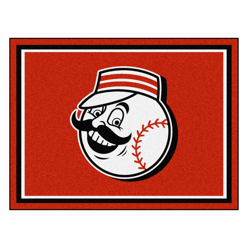 Cincinnati Reds 8ft. x 10 ft. Plush Area Rug