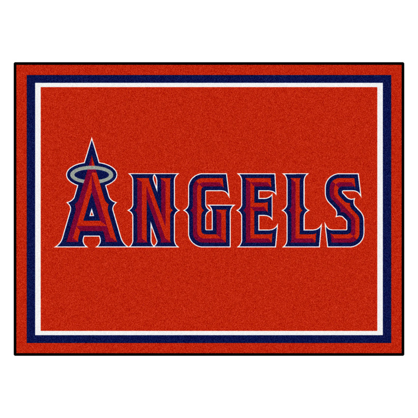 Los Angeles Angels 8ft. x 10 ft. Plush Area Rug