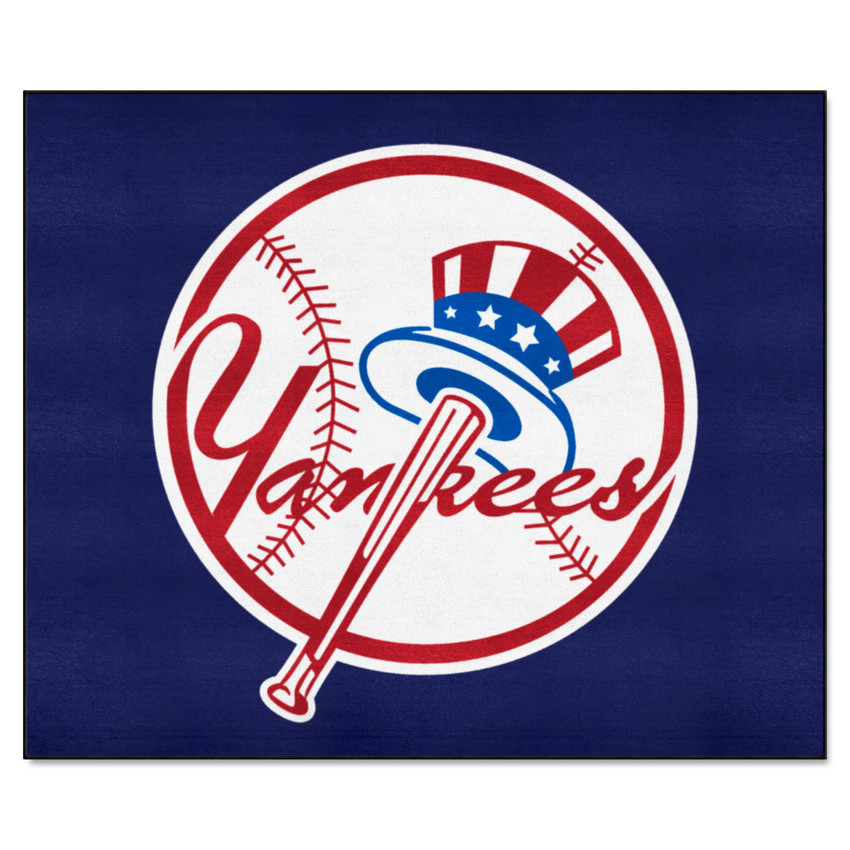New York Yankees Tailgater Rug - 5ft. x 6ft. Circular Yankees Primary Logo