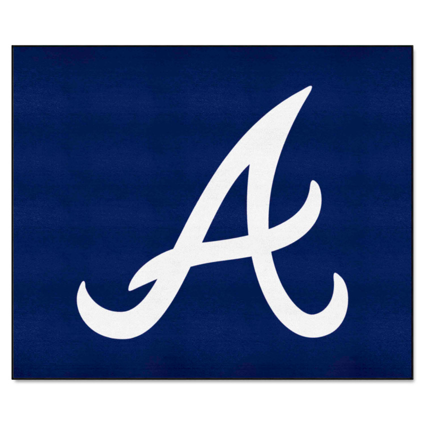 Atlanta Braves Tailgater Rug - 5ft. x 6ft. A Cap Logo
