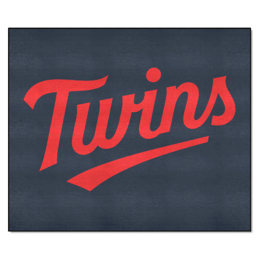 Minnesota Twins Tailgater Rug - 5ft. x 6ft. "Twins" Jersey Lettering