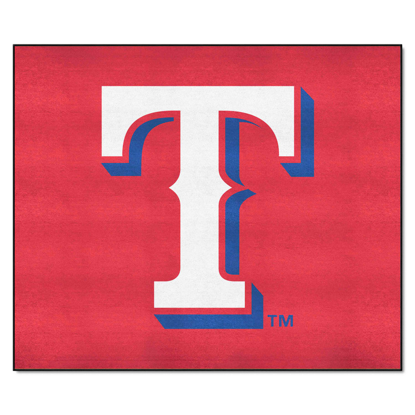 Texas Rangers Tailgater Rug - 5ft. x 6ft. T Cap Logo