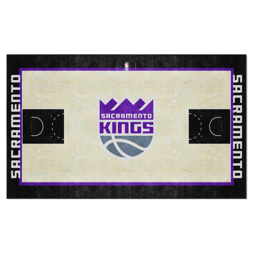 Sacramento Kings 6 ft. x 10 ft. Plush Area Rug Kings Crown Primary Logo