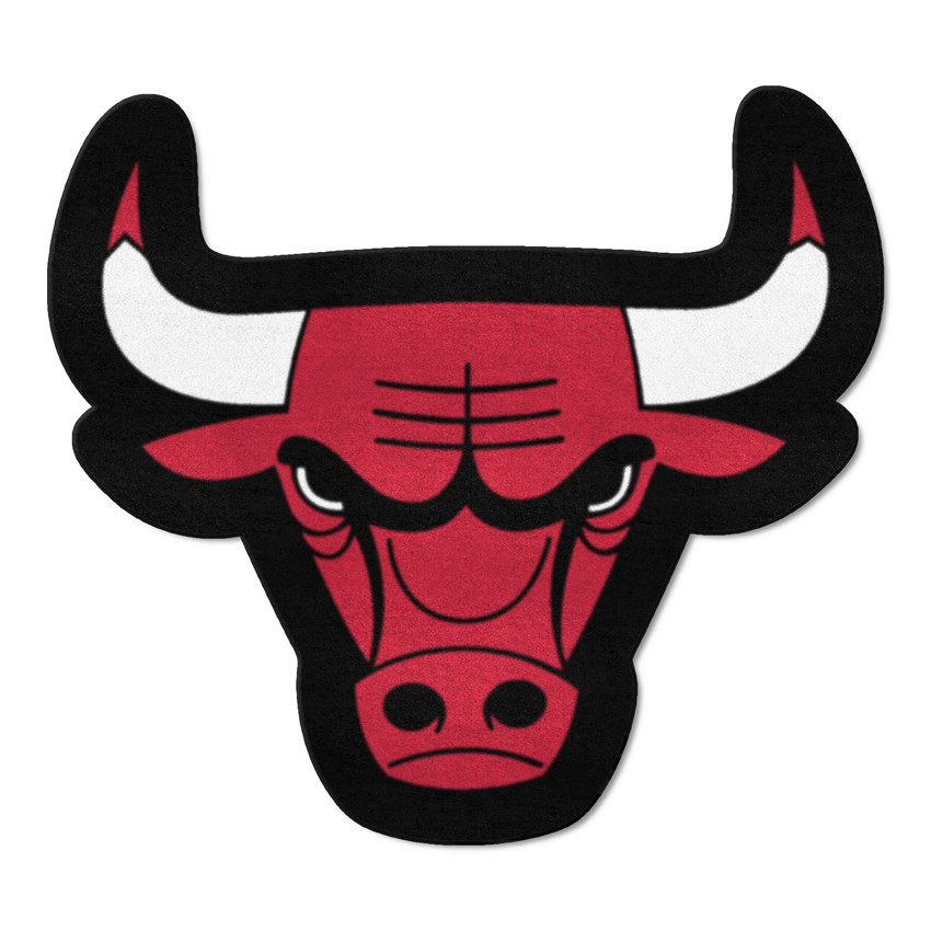 Chicago Bulls Mascot Rug Bull Head Primary Logo