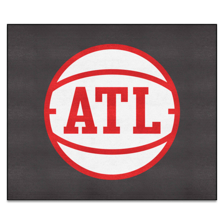 Atlanta Hawks Tailgater Rug - 5ft. x 6ft. ATL Basketball Secondary Logo