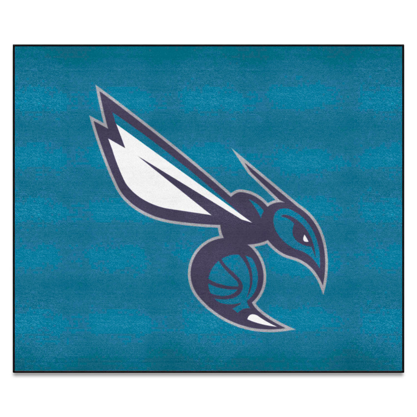 Charlotte Hornets Tailgater Rug - 5ft. x 6ft. Side Facing Hornet Secondary Logo