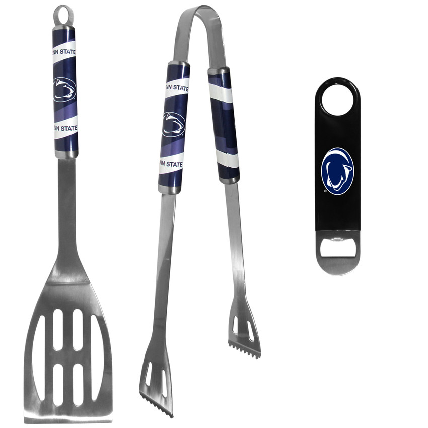 Penn St. Nittany Lions 2 pc BBQ Set and Bottle Opener
