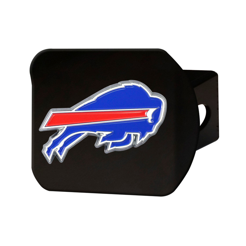 Buffalo Bills Black Metal Hitch Cover - 3D Color Emblem Buffalo Primary Logo