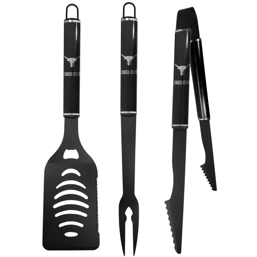 Texas Longhorns 3 pc Monochromatic BBQ Set