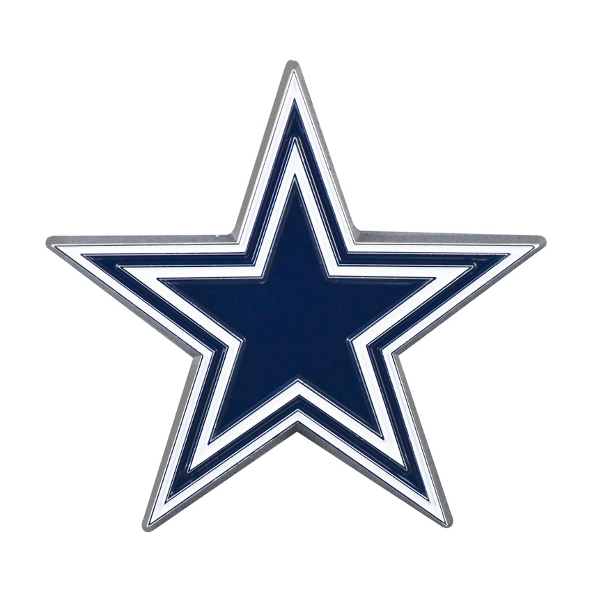 Dallas Cowboys 3D Color Metal Emblem Star Primary Logo
