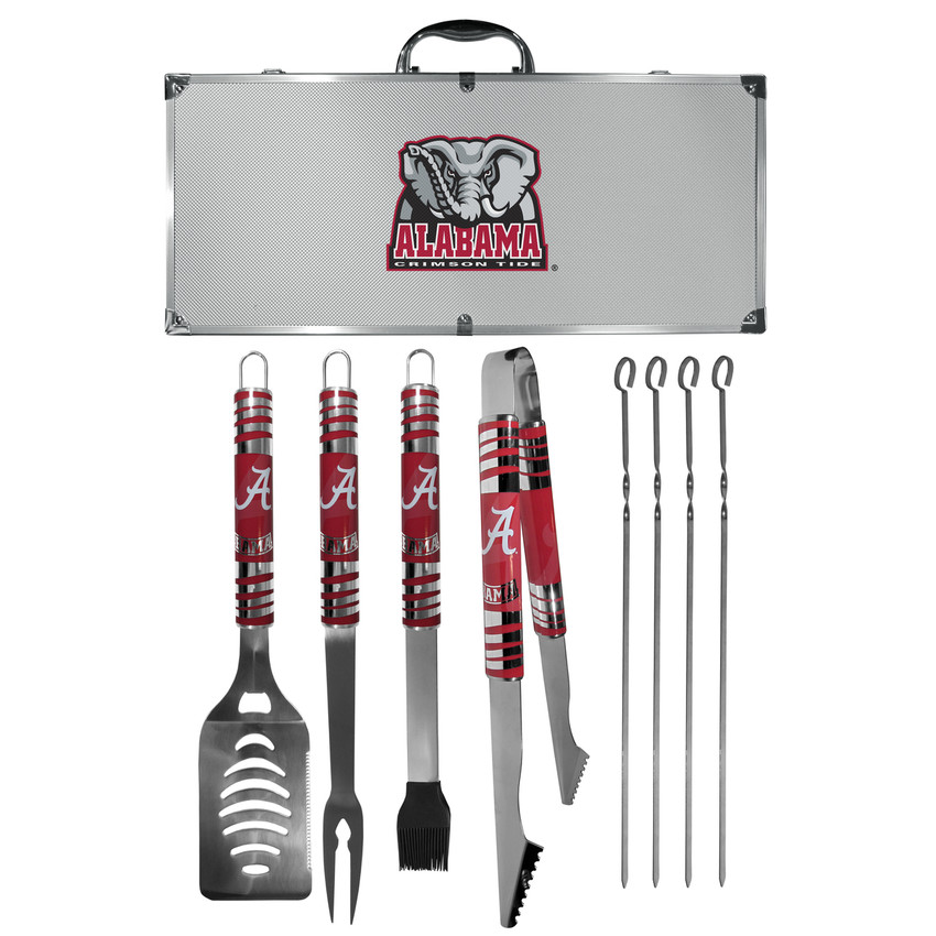 Alabama Crimson Tide 8 pc Tailgater BBQ Set