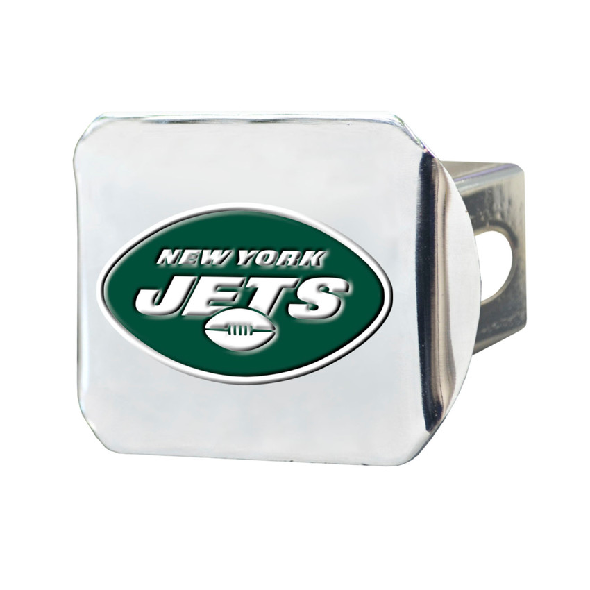 New York Jets Hitch Cover - 3D Color Emblem Oval Jets Primary Logo