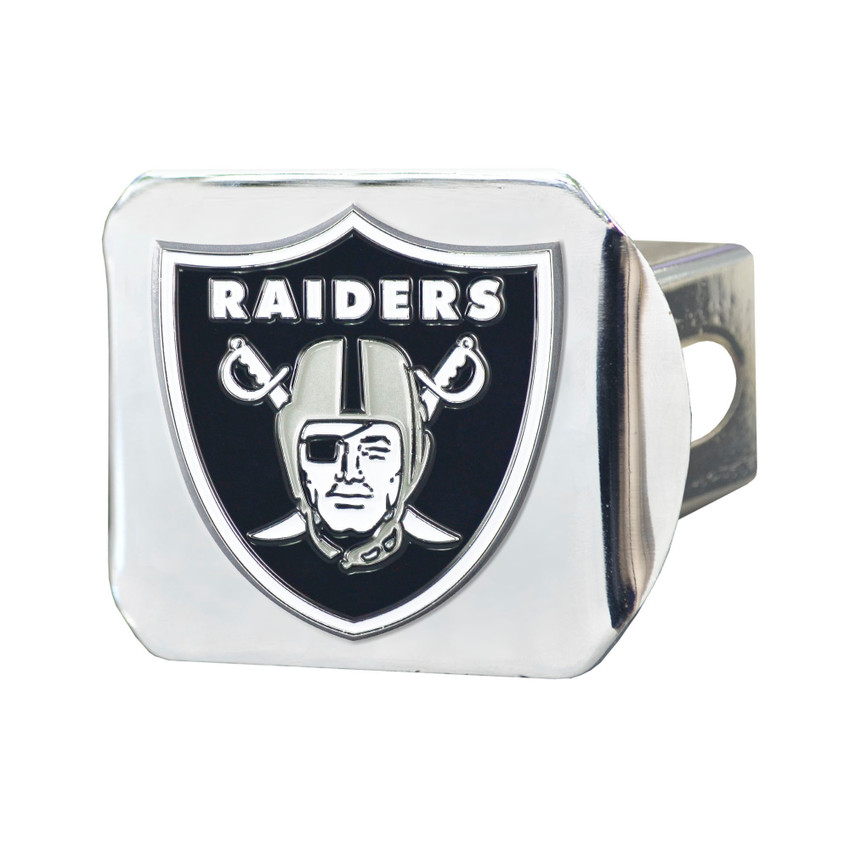 Las Vegas Raiders Hitch Cover - 3D Color Emblem Raider Shield Primary Logo