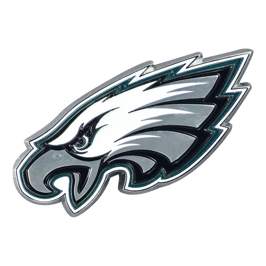 Philadelphia Eagles 3D Color Metal Emblem Eagle Head Primary Logo