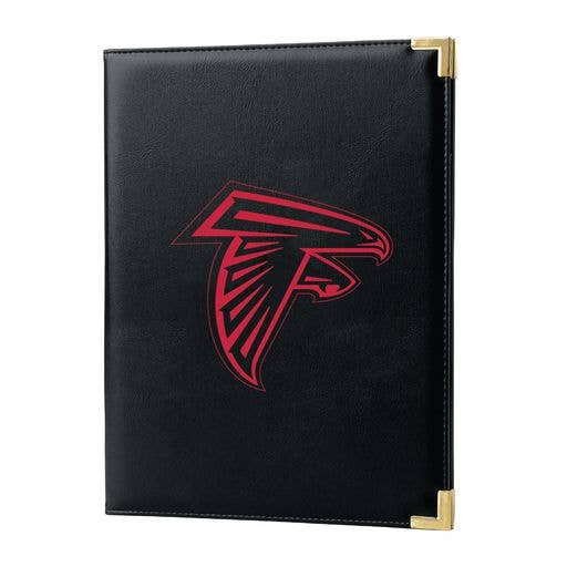 Atlanta Falcons Black Padfolio Portfolio Organizer Business Folder Fan Gear