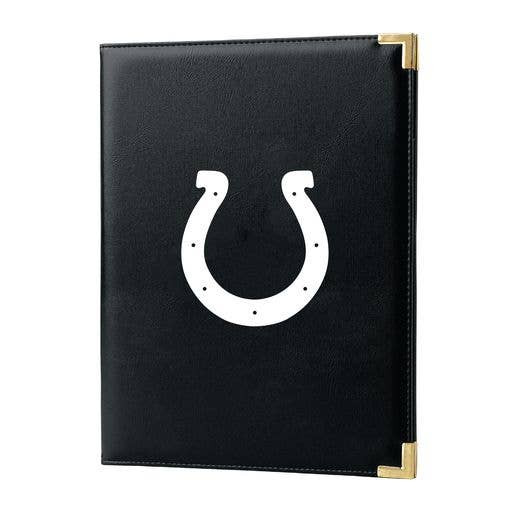 Indianapolis Colts Black Padfolio Portfolio Organizer Business Folder Fan Gear
