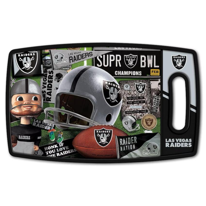 Las Vegas Raiders Retro Series Cutting Board