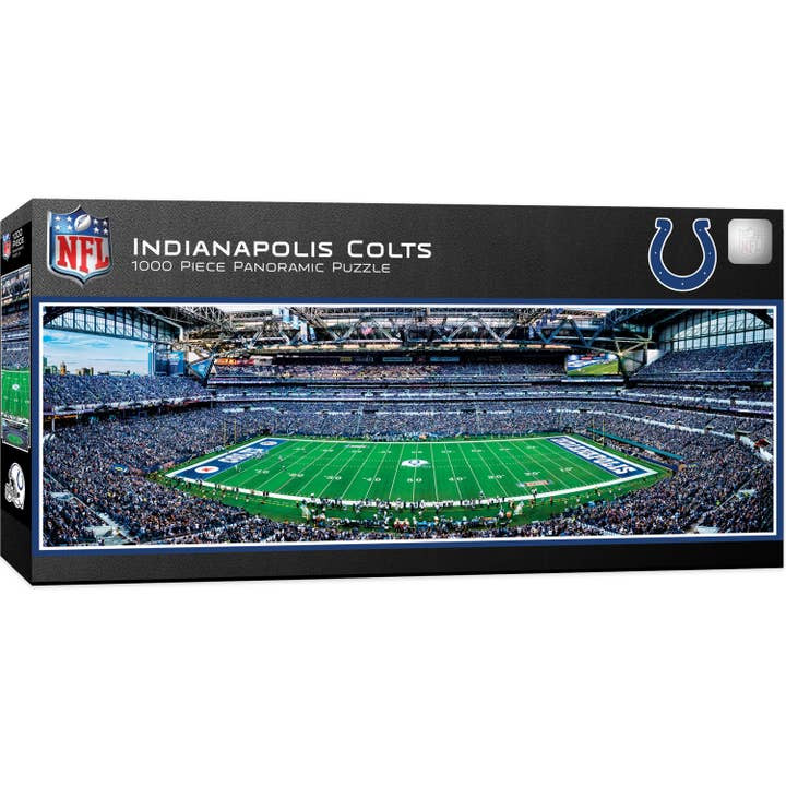 Indianapolis Colts 1000 Piece Panoramic Puzzle NFL Jigsaw Puzzle Fan Activity - Center View