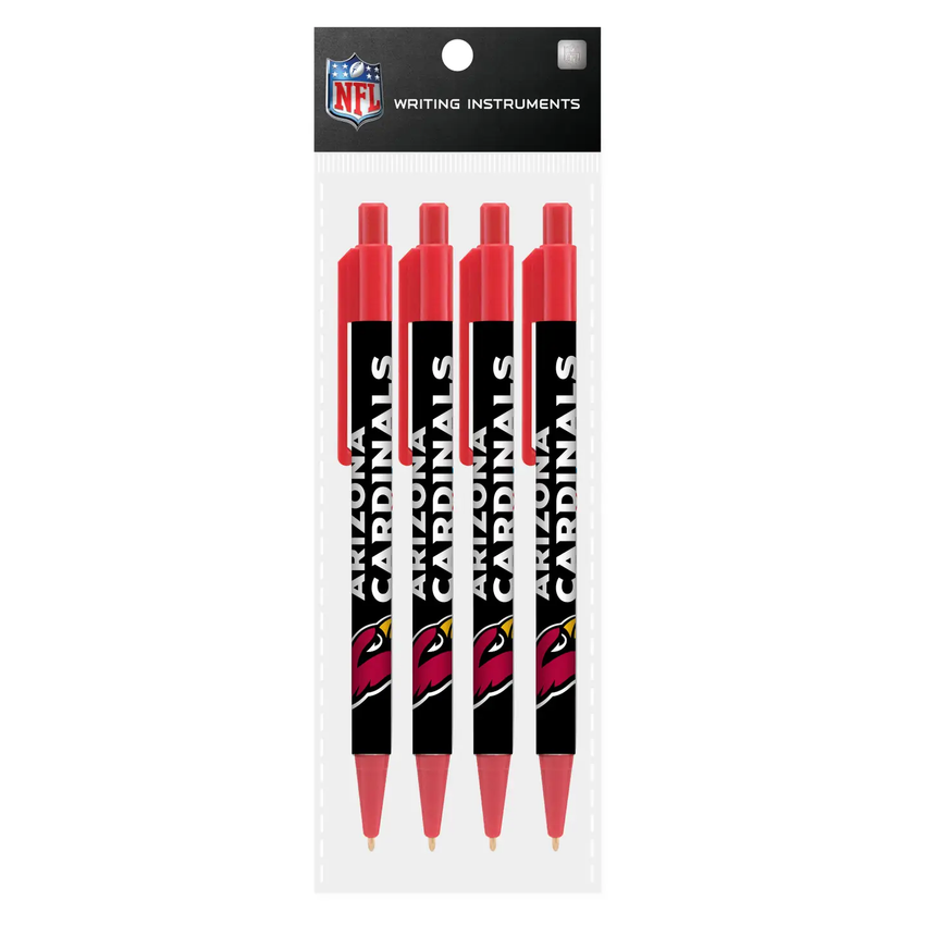 Arizona Cardinals 4 Pack Cool Color Pens