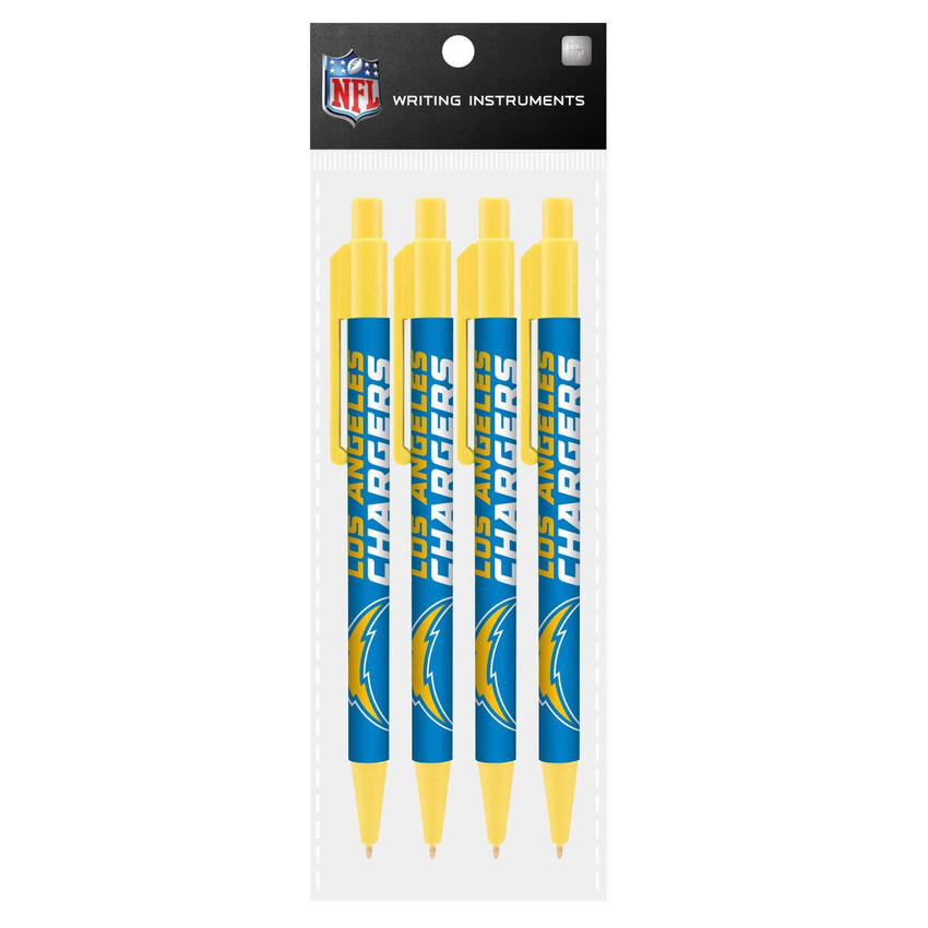 Los Angeles Chargers 4 Pack Cool Color Pens
