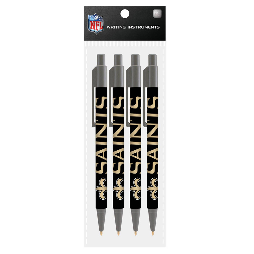 New Orleans Saints 4 Pack Cool Color Pens