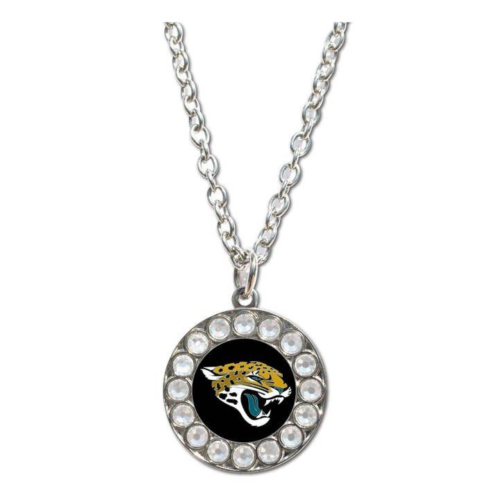 Jacksonville Jaguars Rhinestone Necklace