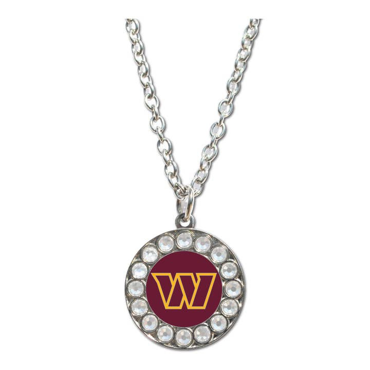 Washington Commanders Rhinestone Necklace