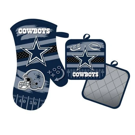 Dallas Cowboys Oven Mitt and Pot Holder Kitchen Heat Resistant