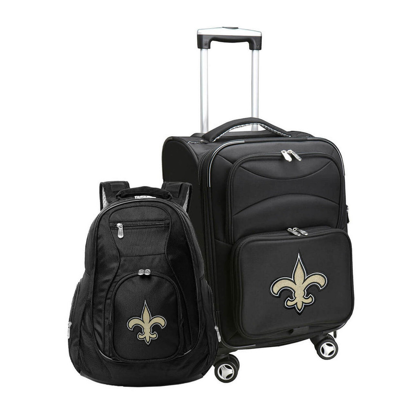 New Orleans Saints 21" Carry-On & Backpack Set