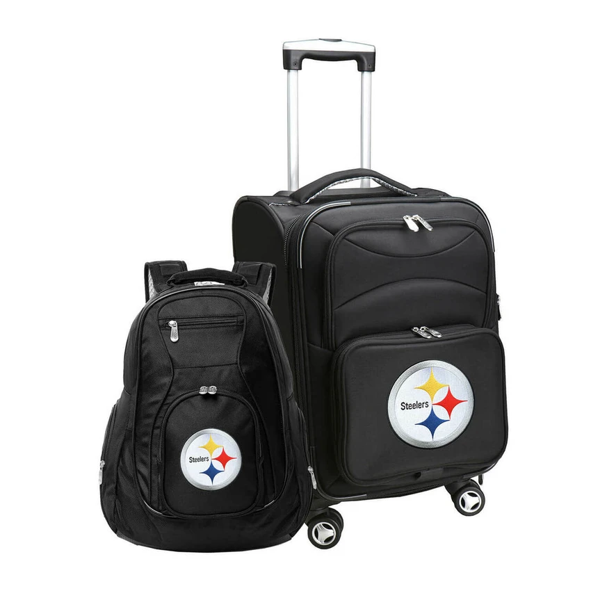 Pittsburgh Steelers 21" Carry-On & Backpack Set