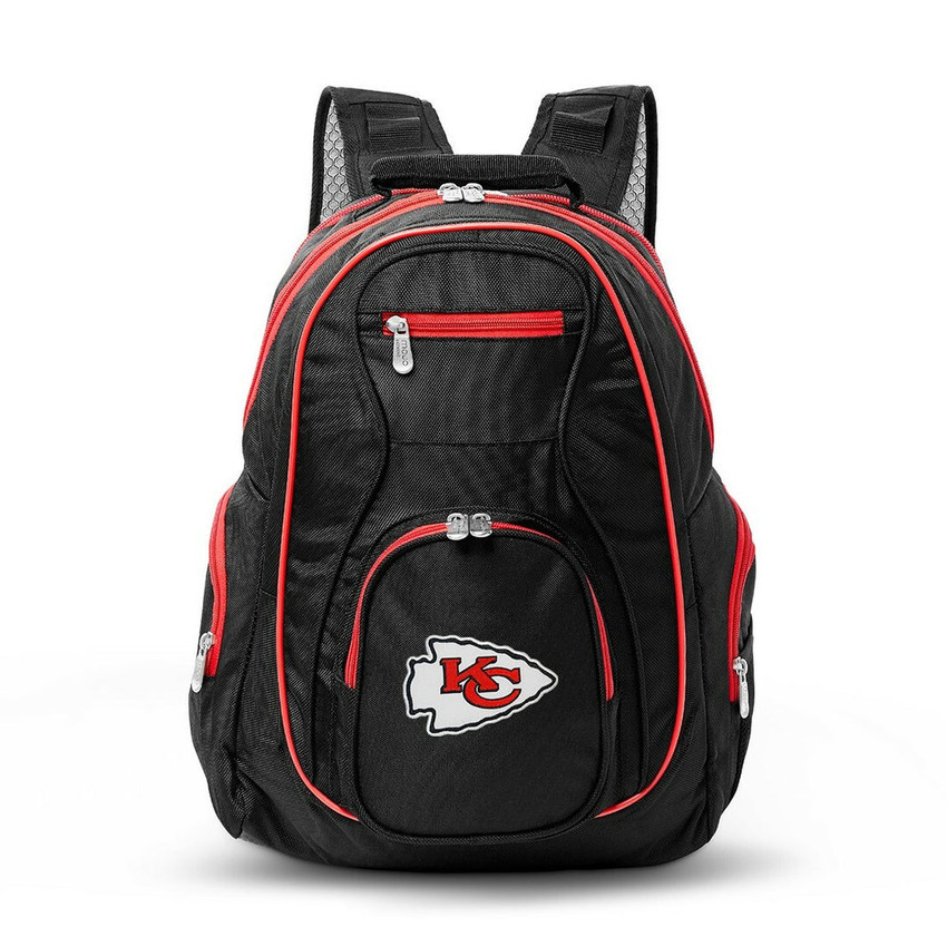 Kansas City Chiefs 19" Premium Laptop Backpack with Colored Trim