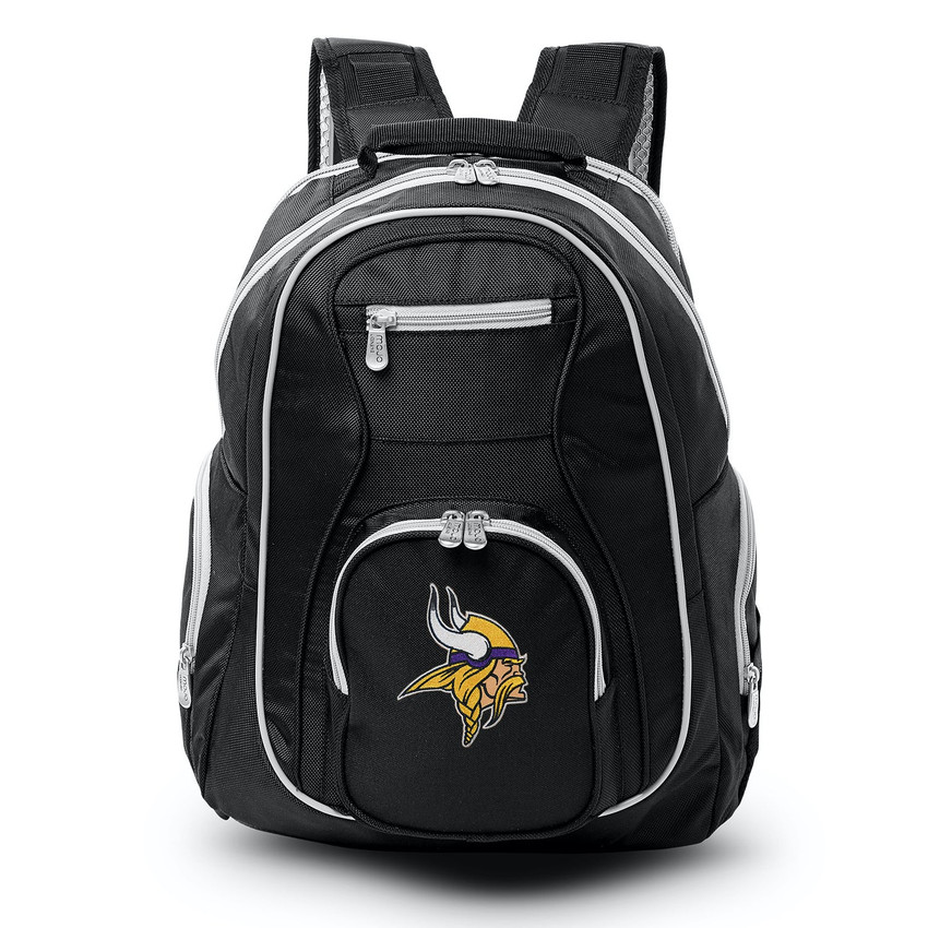 Minnesota Vikings 19" Premium Laptop Backpack with Colored Trim