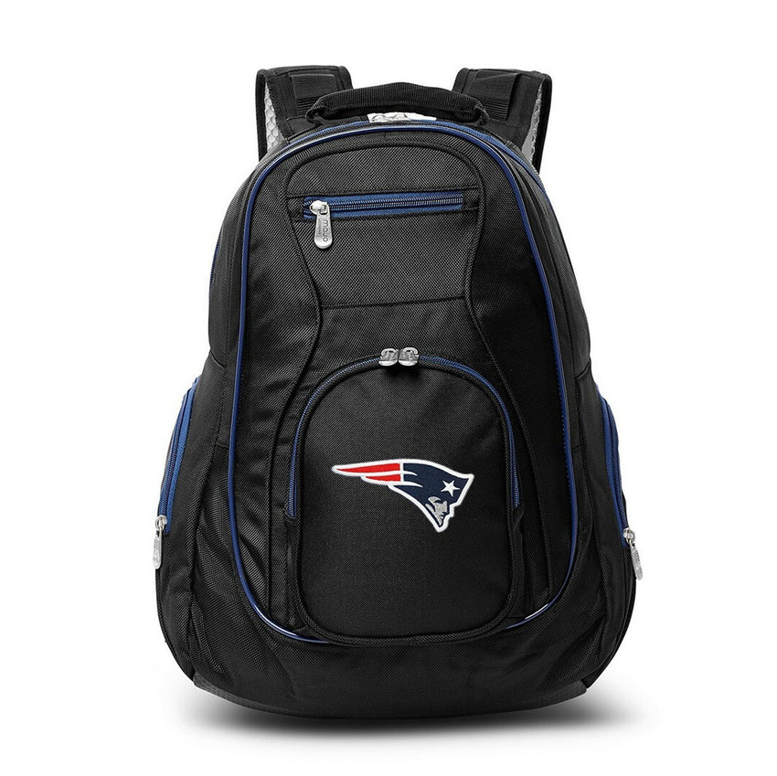 New England Patriots 19" Premium Laptop Backpack with Colored Trim
