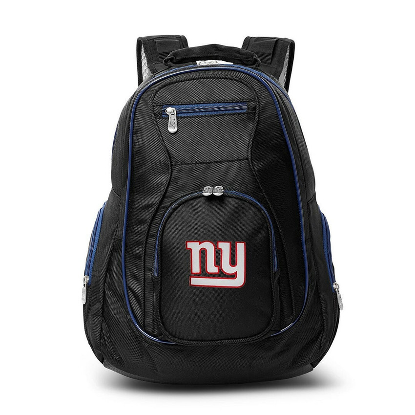 New York Giants 19" Premium Laptop Backpack with Colored Trim