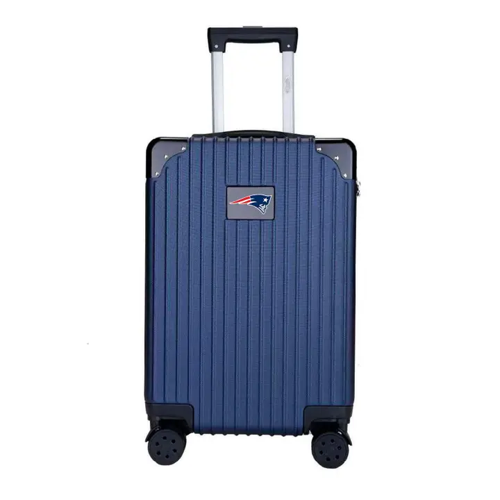 New England Patriots Blue 21in. Executive 2-Toned Carry On Spinner