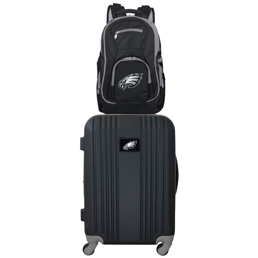 Philadelphia Eagles Premium 2 Piece Backpack & Carry-On Set