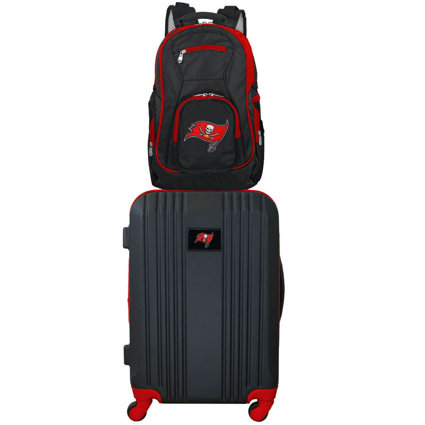 Tampa Bay Buccaneers Premium 2 Piece Backpack & Carry-On Set