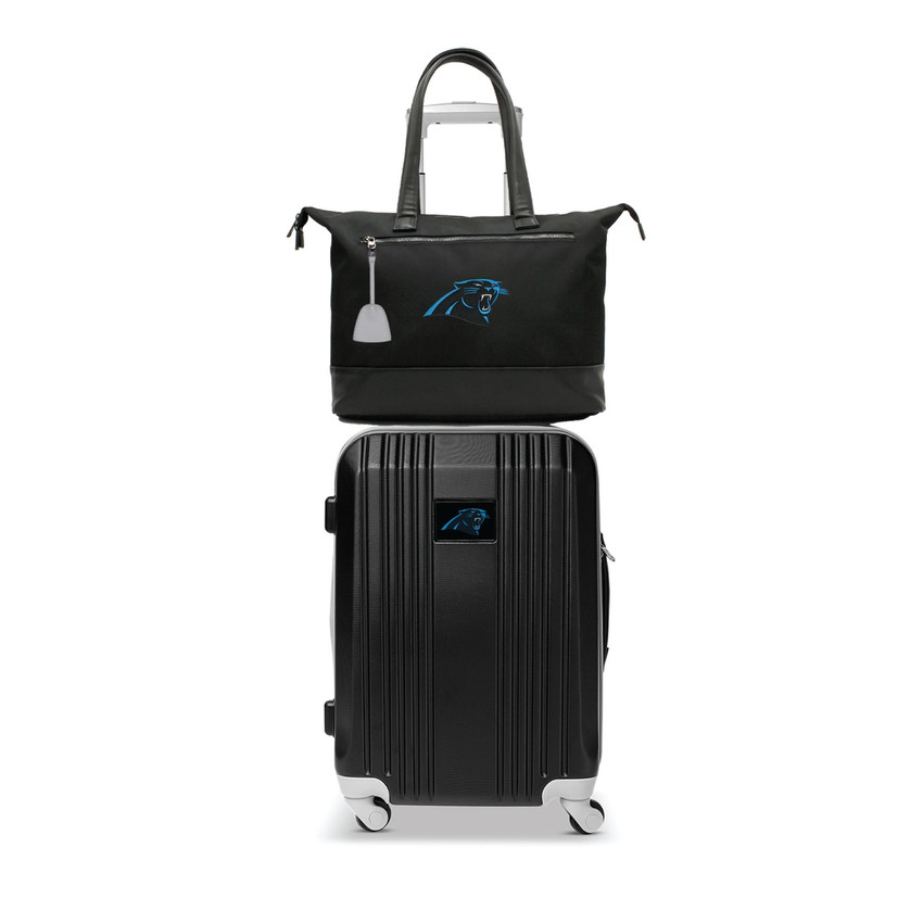 Carolina Panthers Laptop Tote Bag and Luggage Set