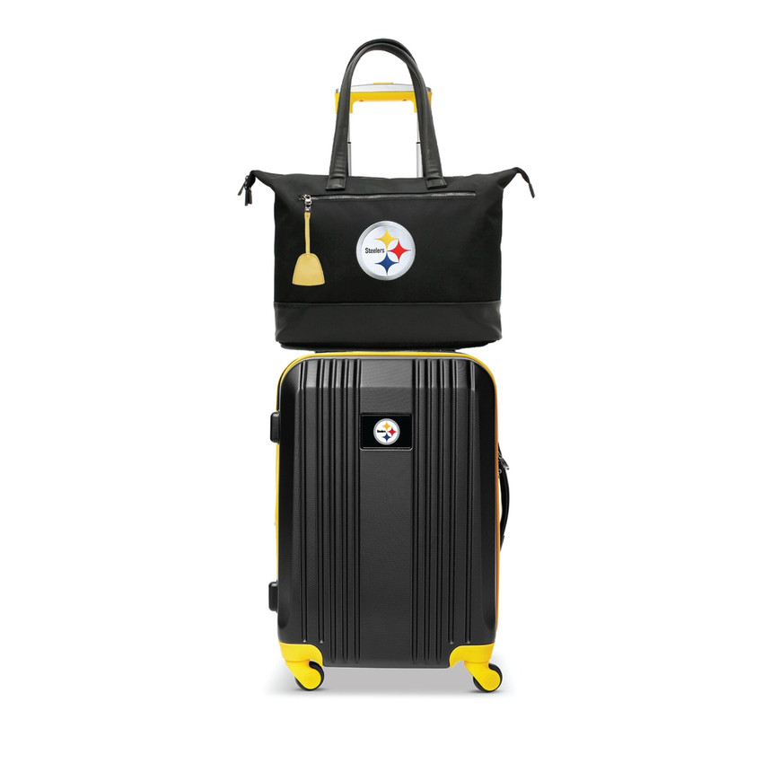 Pittsburgh Steelers Laptop Tote Bag and Luggage Set