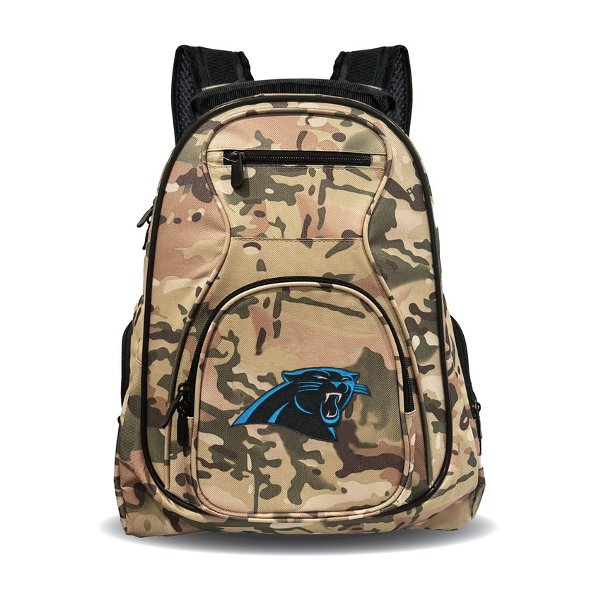 Carolina Panthers 19" Premium Camo Laptop Backpack