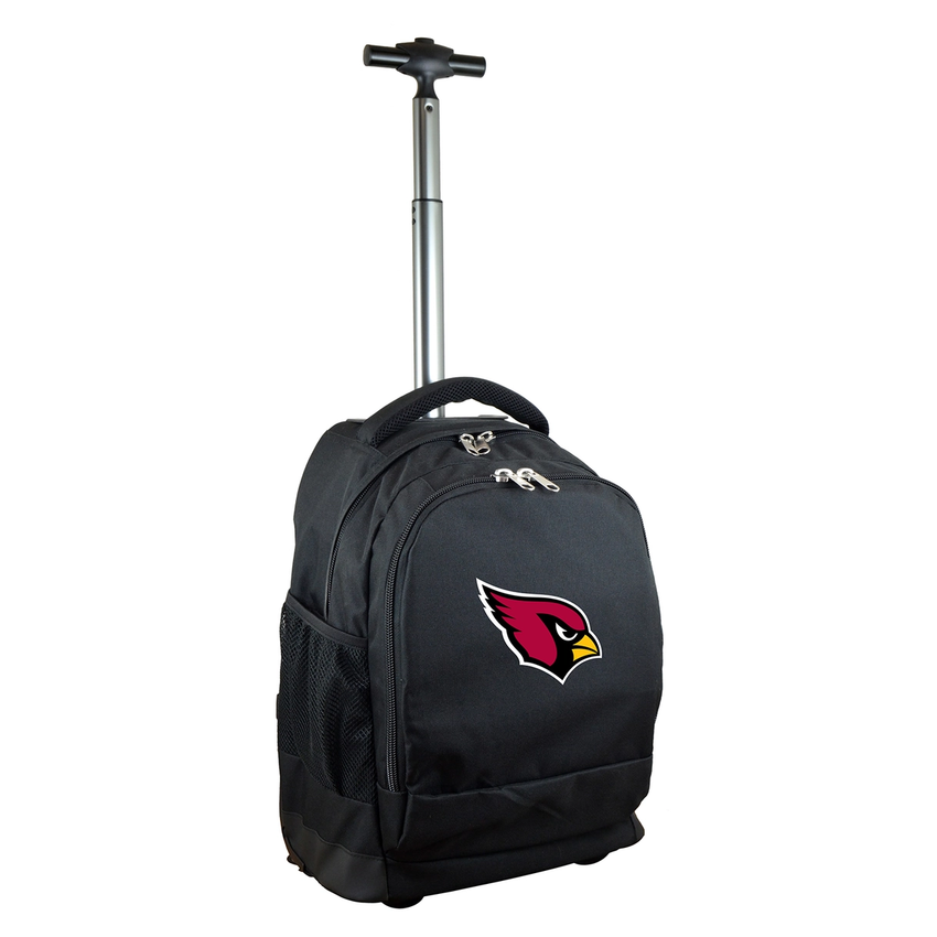 Arizona Cardinals 19" Premium Wheeled Backpack - Black