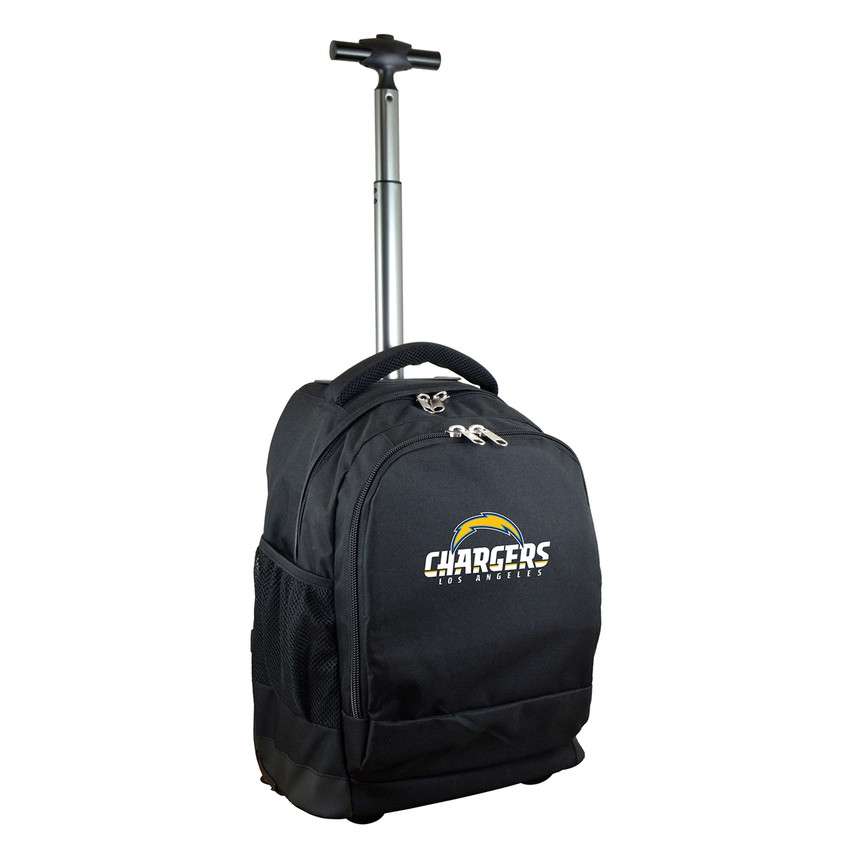 Los Angeles Chargers 19" Premium Wheeled Backpack - Black