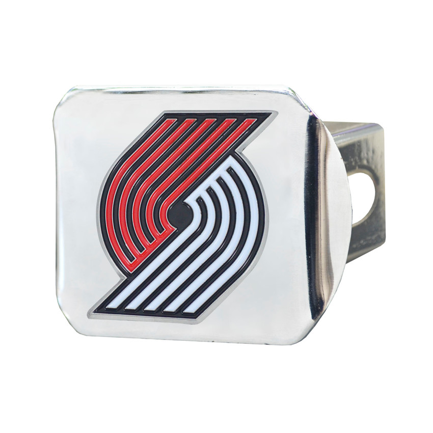 Portland Trail Blazers Hitch Cover - 3D Color Emblem Trailblazer Primary Logo