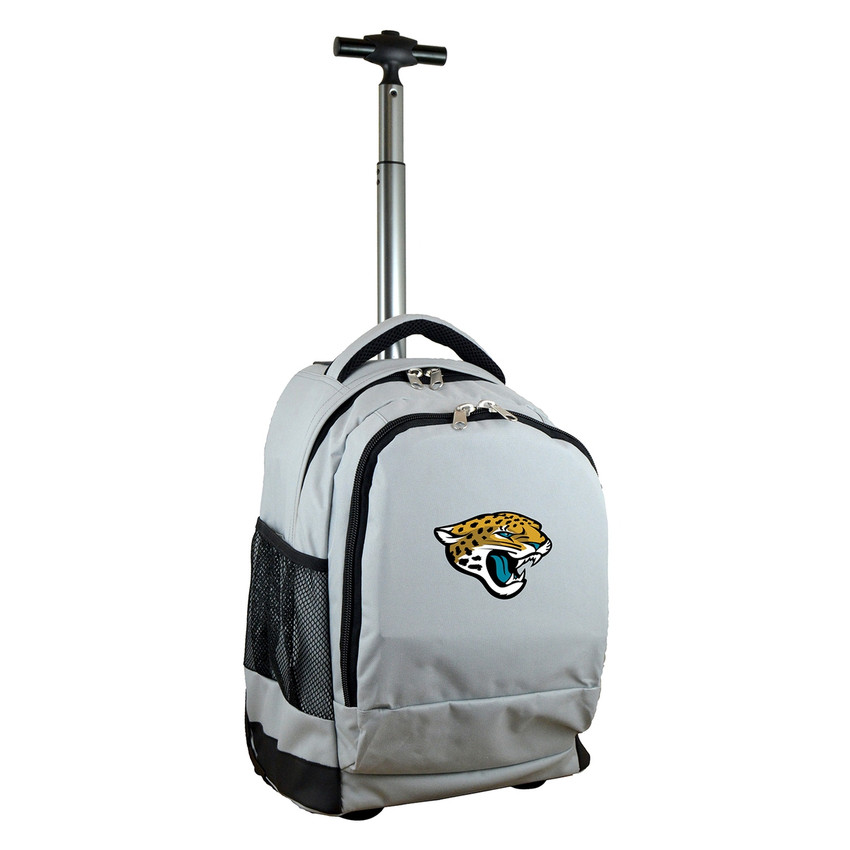 Jacksonville Jaguars 19" Premium Wheeled Backpack - Silver