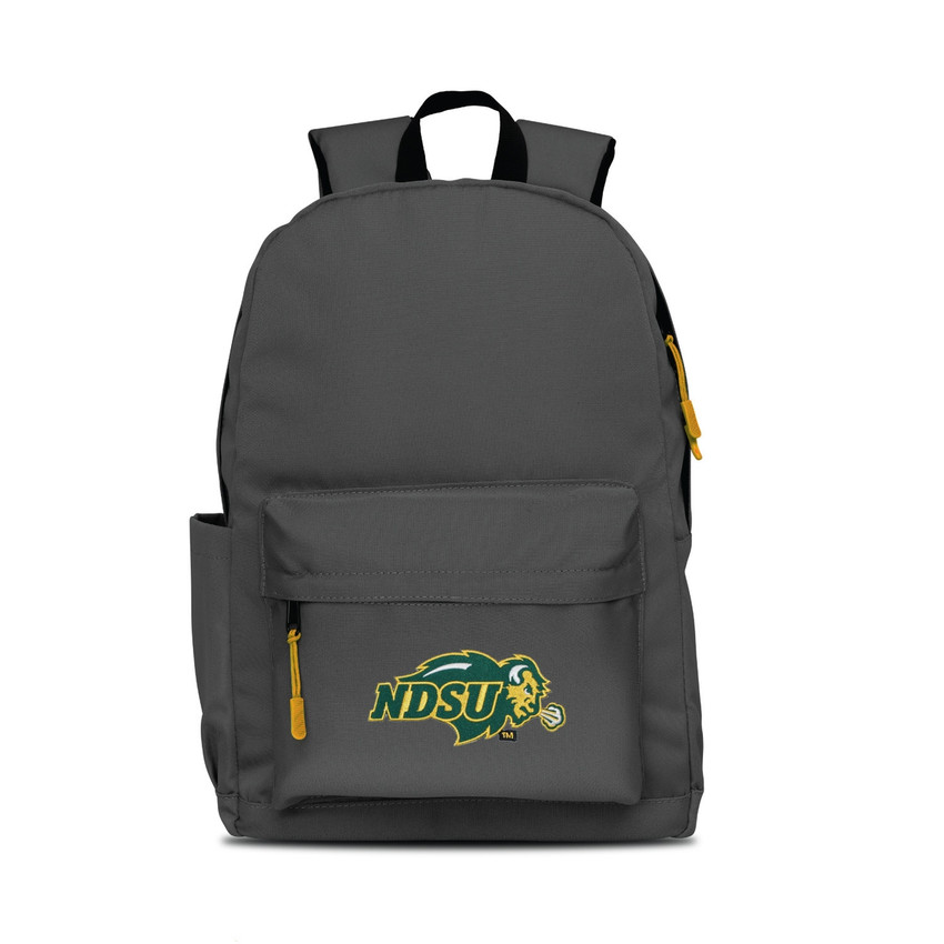 North Dakota State Bison Campus Laptop Backpack - Gray