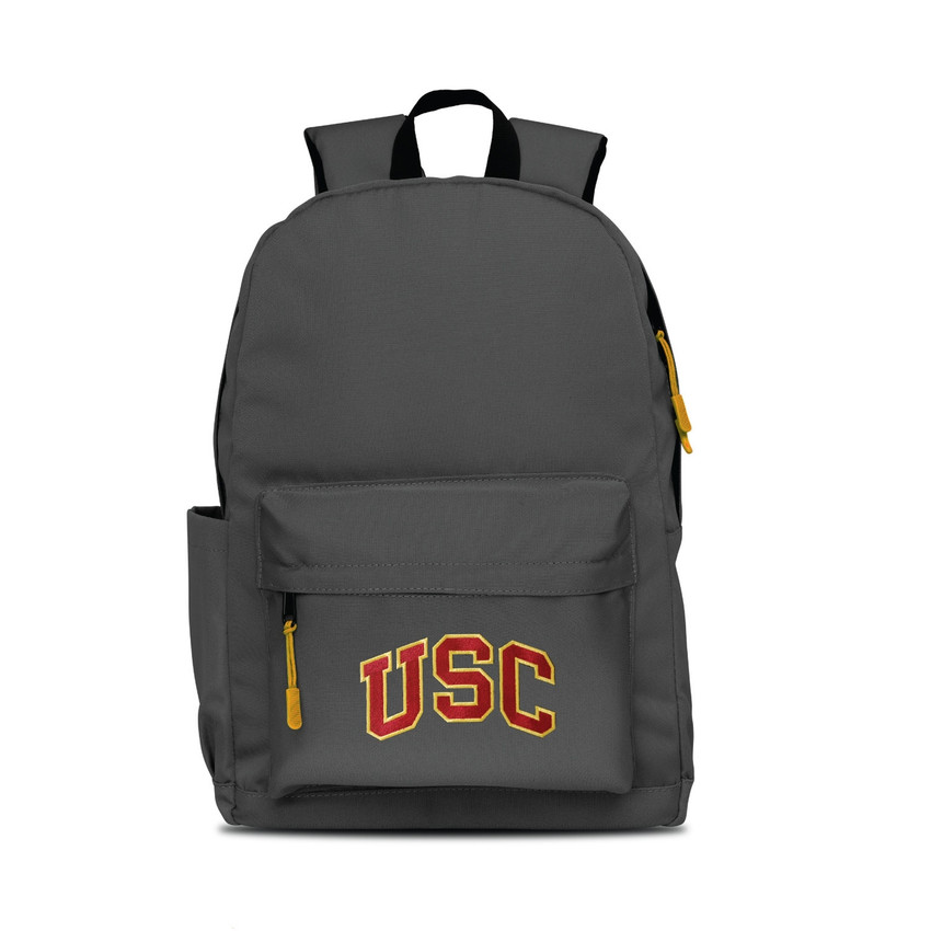 USC Trojans Campus Laptop Backpack - Gray