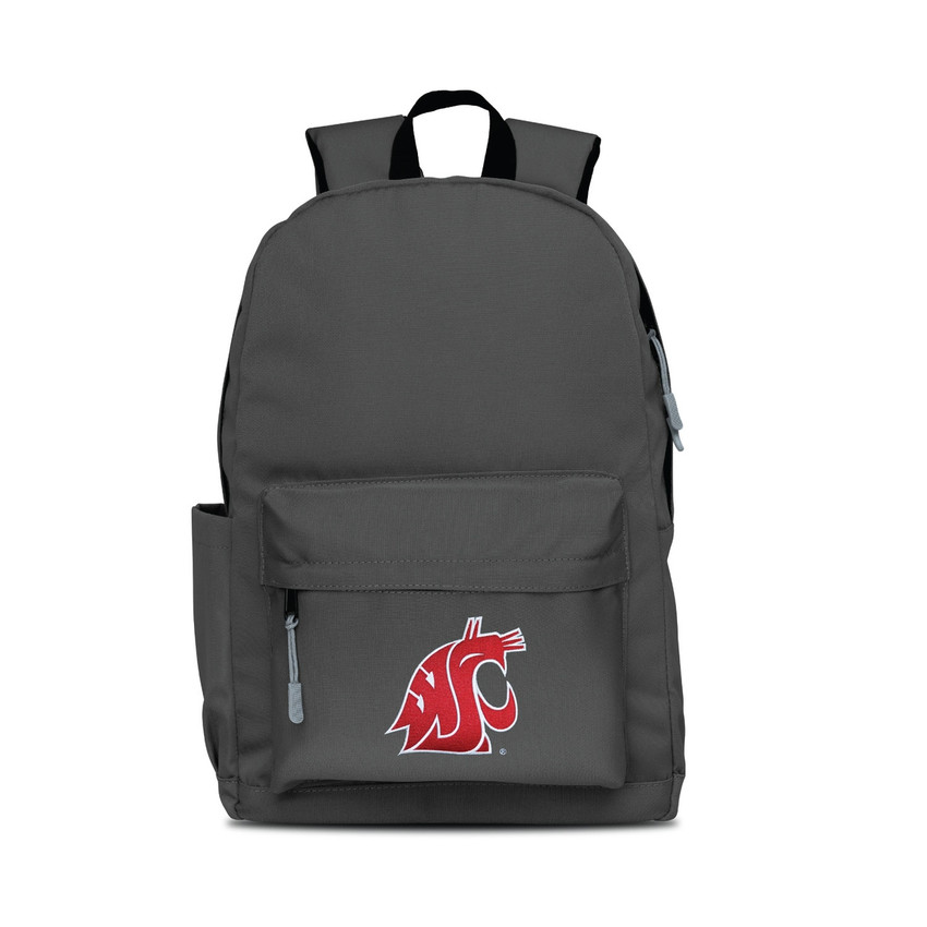 Washington State Cougars Campus Laptop Backpack - Gray